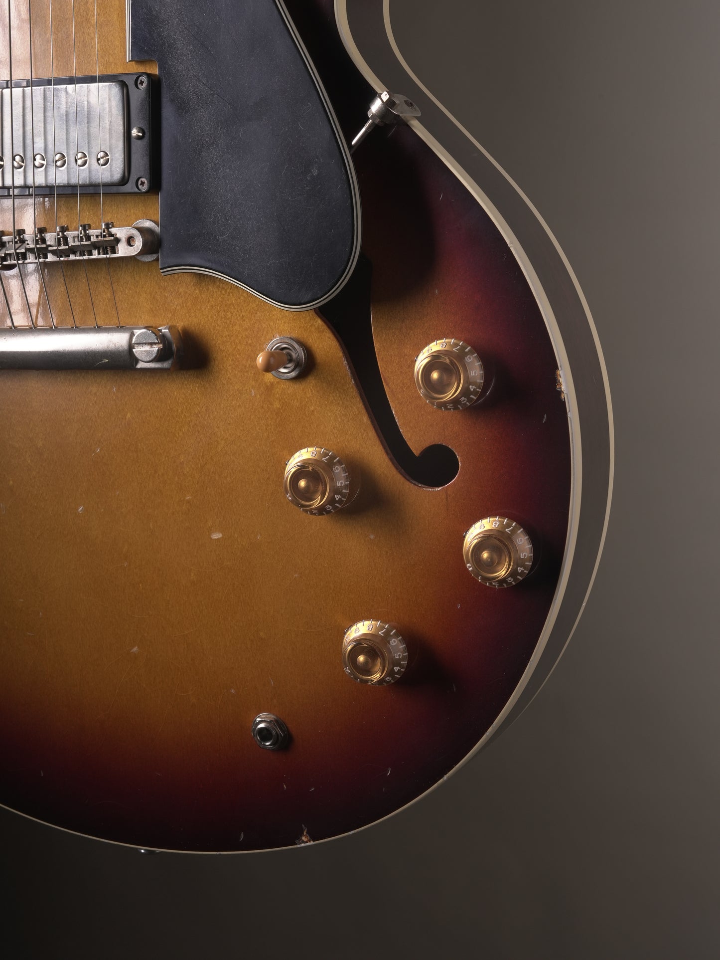 Creek Guitars CTF-1959 Aged Semi-hollow Electric Guitar - Sunburst w/ OHSC