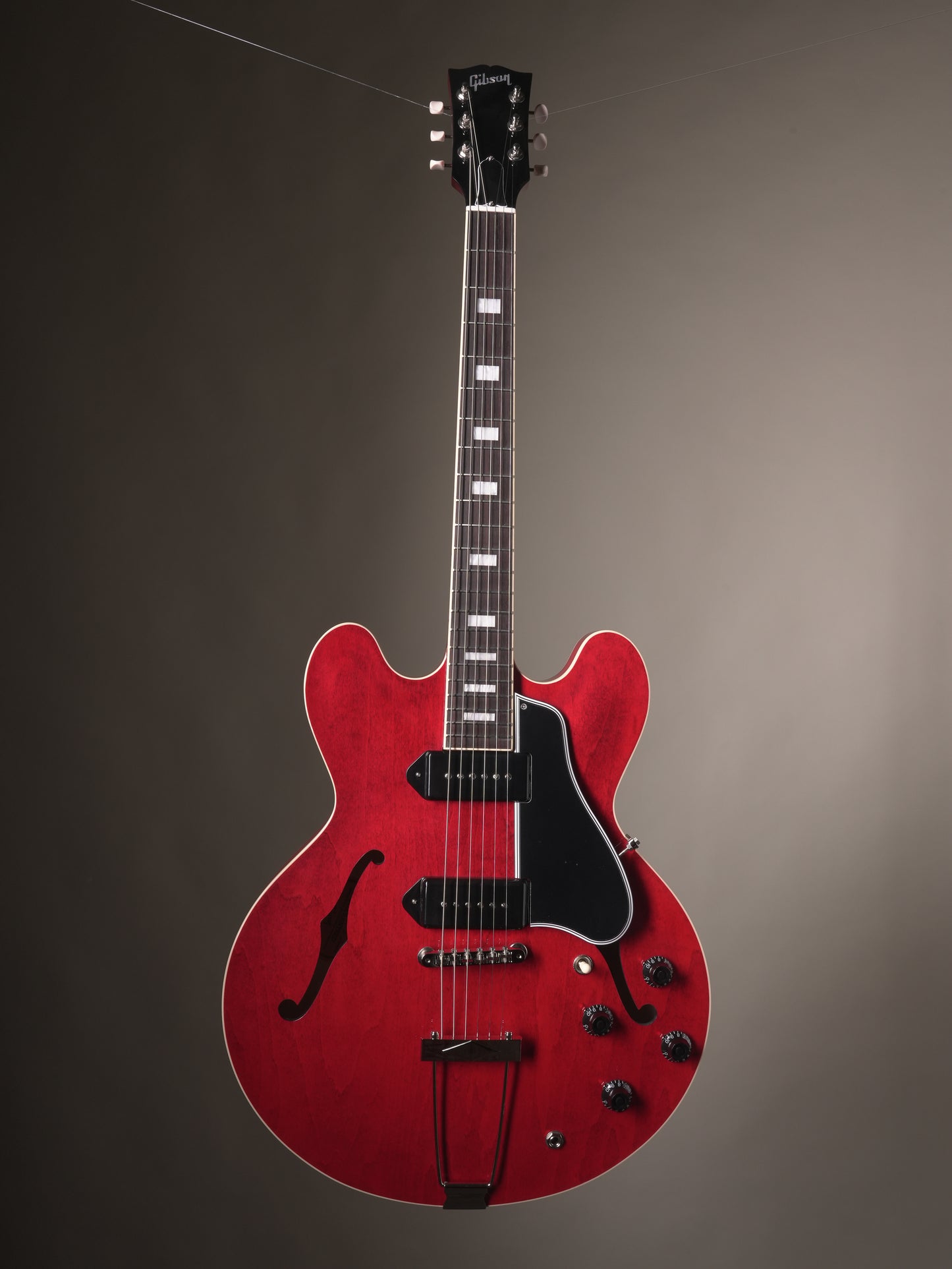 Gibson ES-330 Hollowbody Electric Guitar - Sixties Cherry, incl. OHSC
