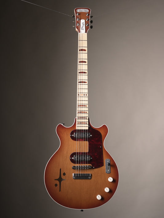 Lockhorn Zinger Electric Guitar - Bridgeport Burst, incl. Deluxe Gig Bag