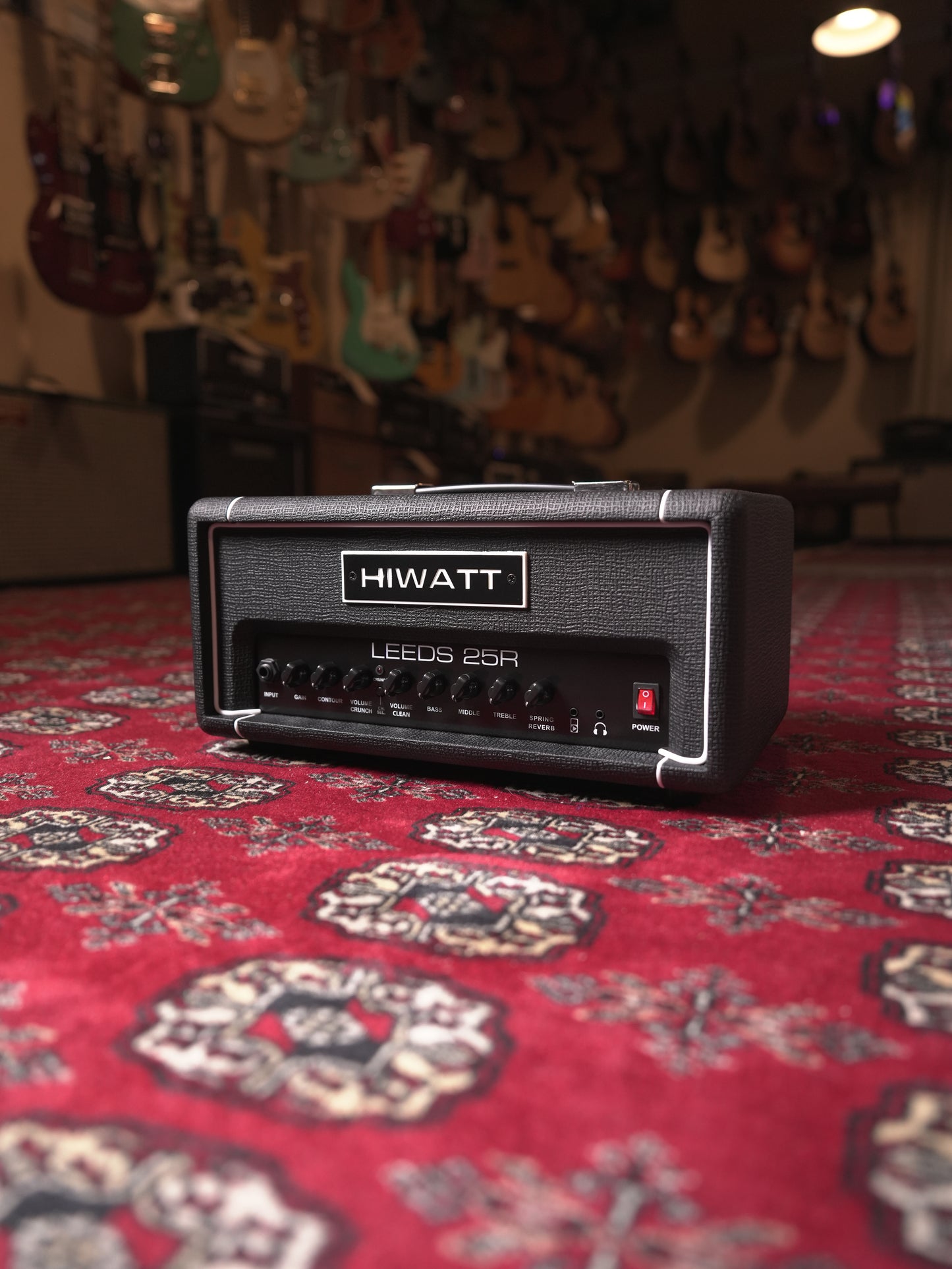 Hiwatt Leeds 25R Head 25W Guitar Amplifier Head w/ Reverb - Black Tolex