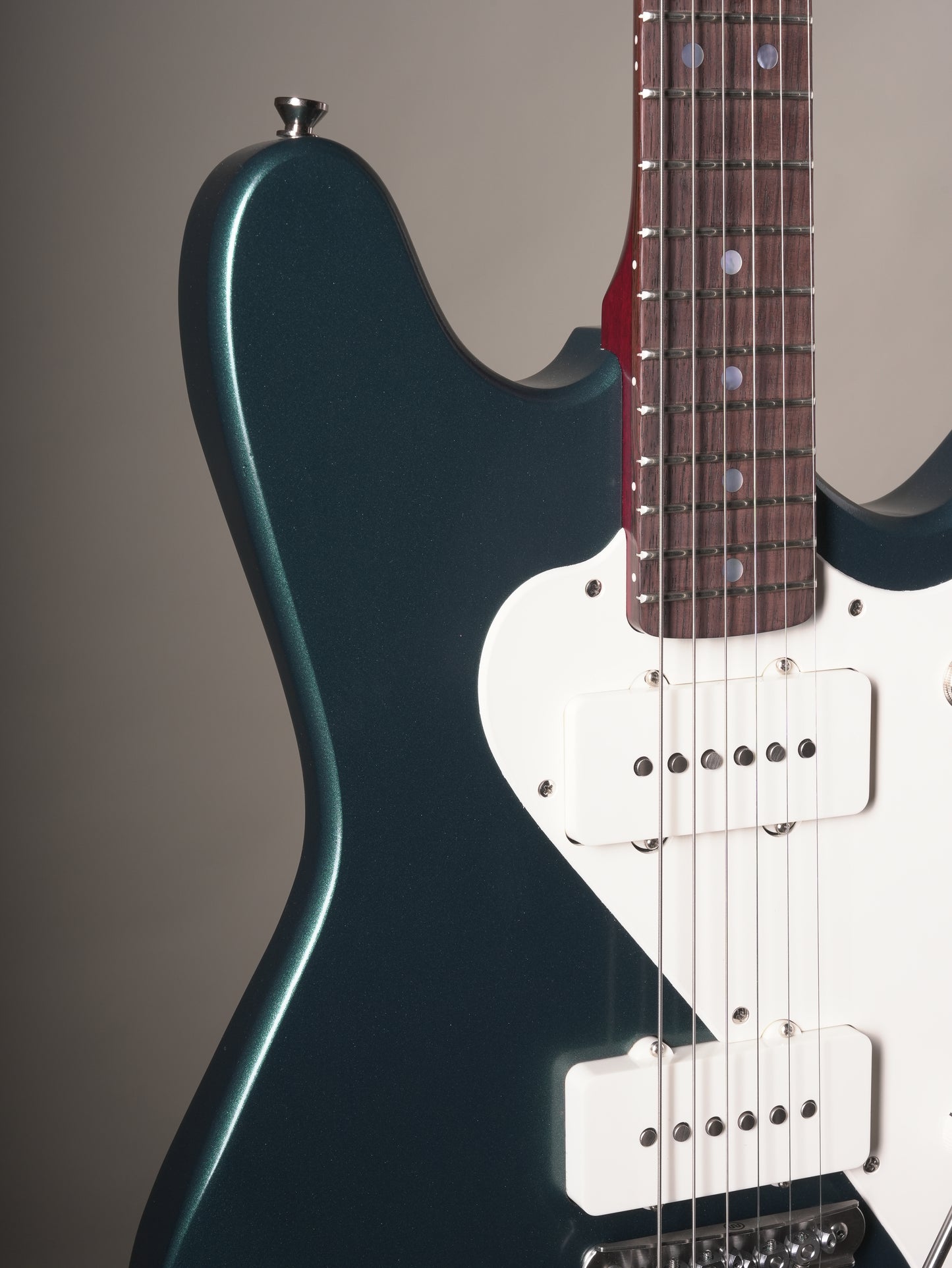 Black Bobbin Phantone Electric Guitar - Pacific Ocean Blue Sparkle w/ Original Deluxe Soft Case