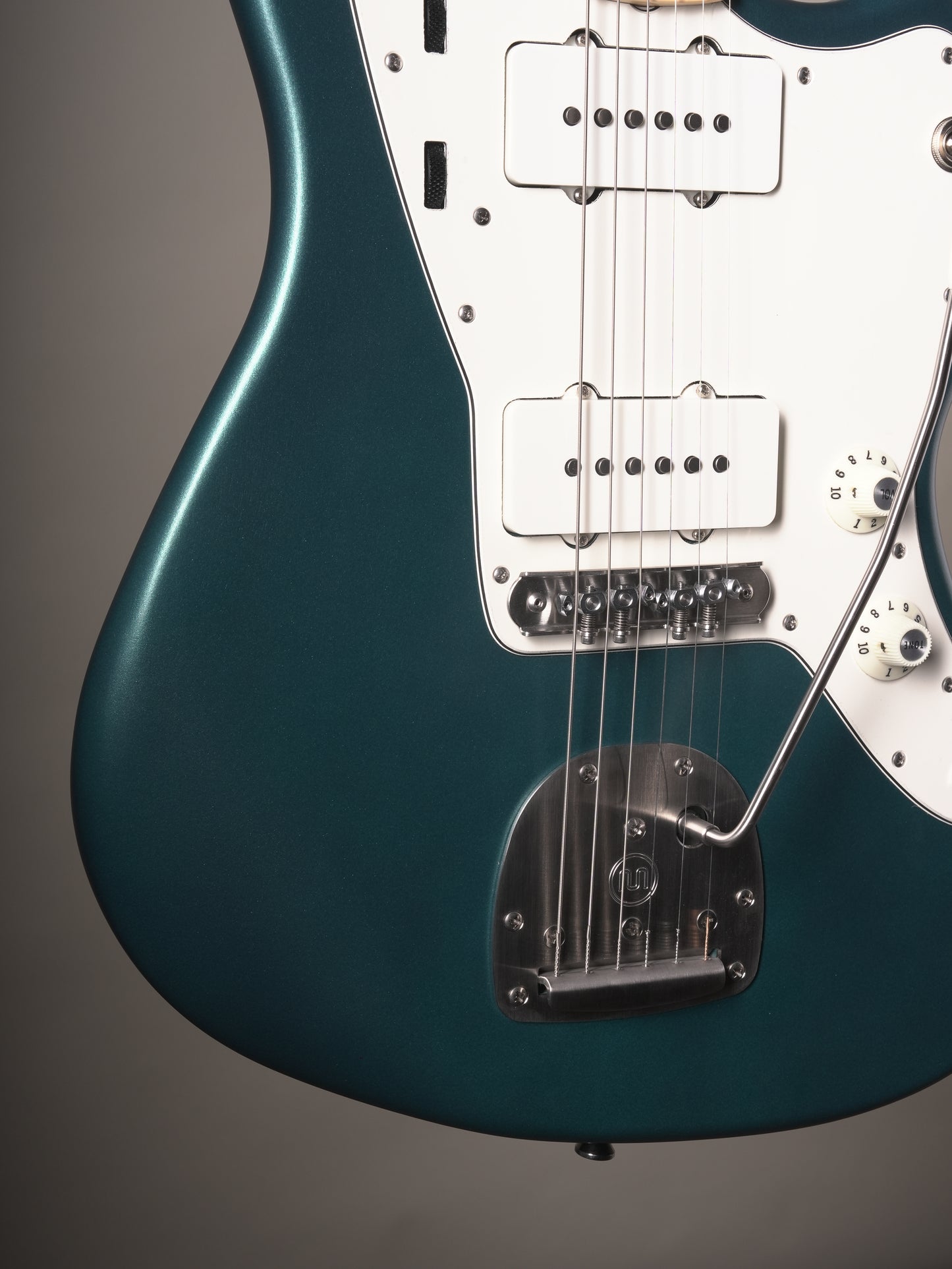 Black Bobbin JM Electric Guitar - Pacific Ocean Blue Sparkle w/ Original Deluxe Soft Case