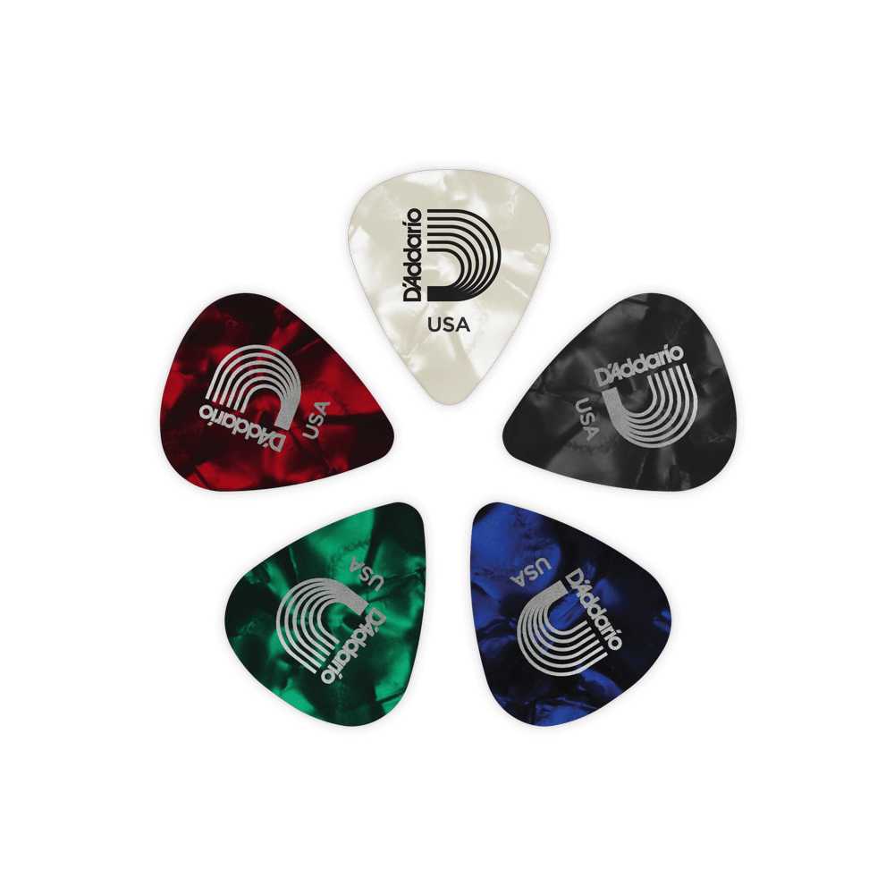 D'Addario Classic Pearl Celluloid Pick Assortment Pack