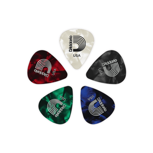D'Addario Classic Pearl Celluloid Pick Assortment Pack