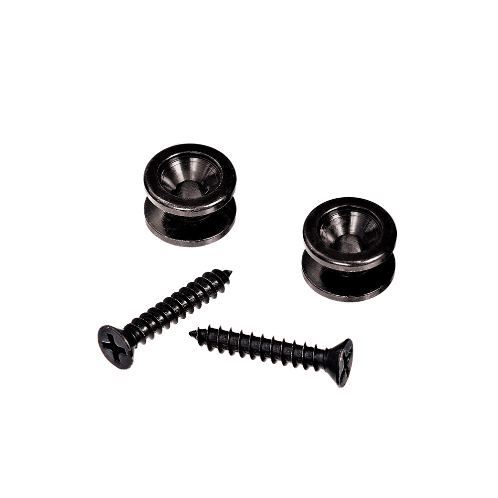 D'addario Solid Brass End Pins Black