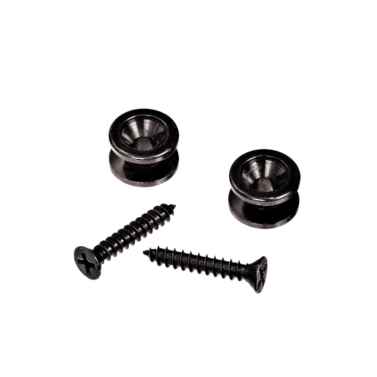 D'addario Solid Brass End Pins Black