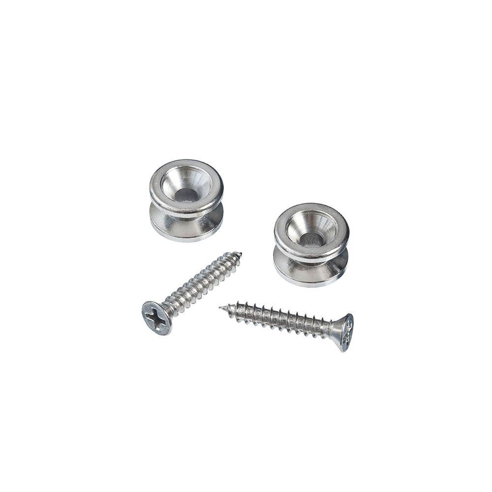 D'addario Solid Brass End Pins Chrome