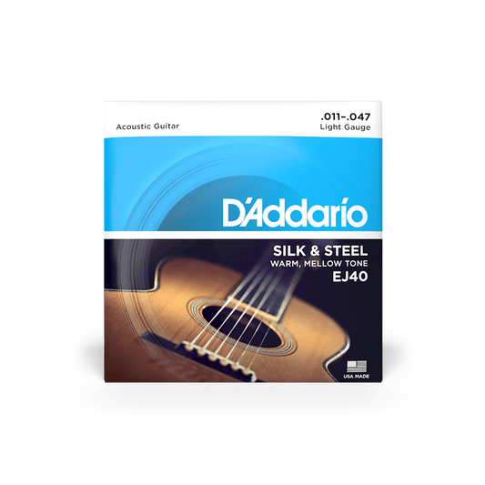D'Addario EJ40 Silk & Steel Acoustic Guitar Strings