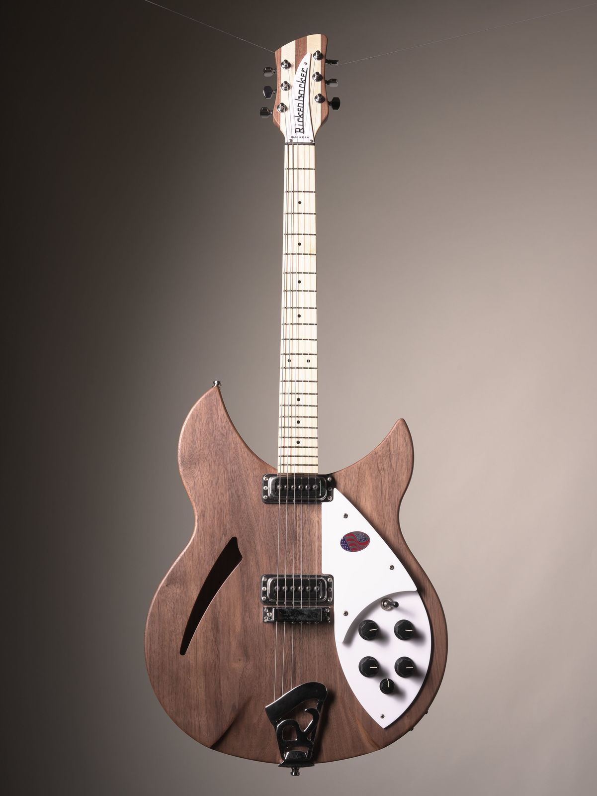 Rickenbacker (2023) 330w Semi-Hollow Electric Guitar - Natural, incl. OHSC