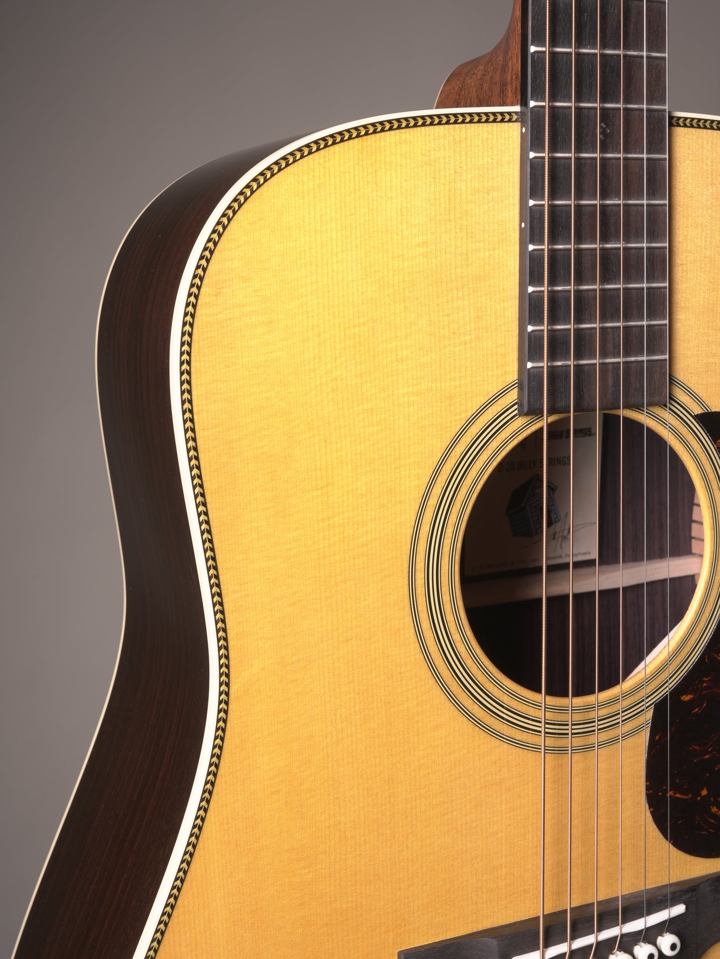 Martin D-28 Billy Strings Acoustic Guitar - Natural, w/OHSC