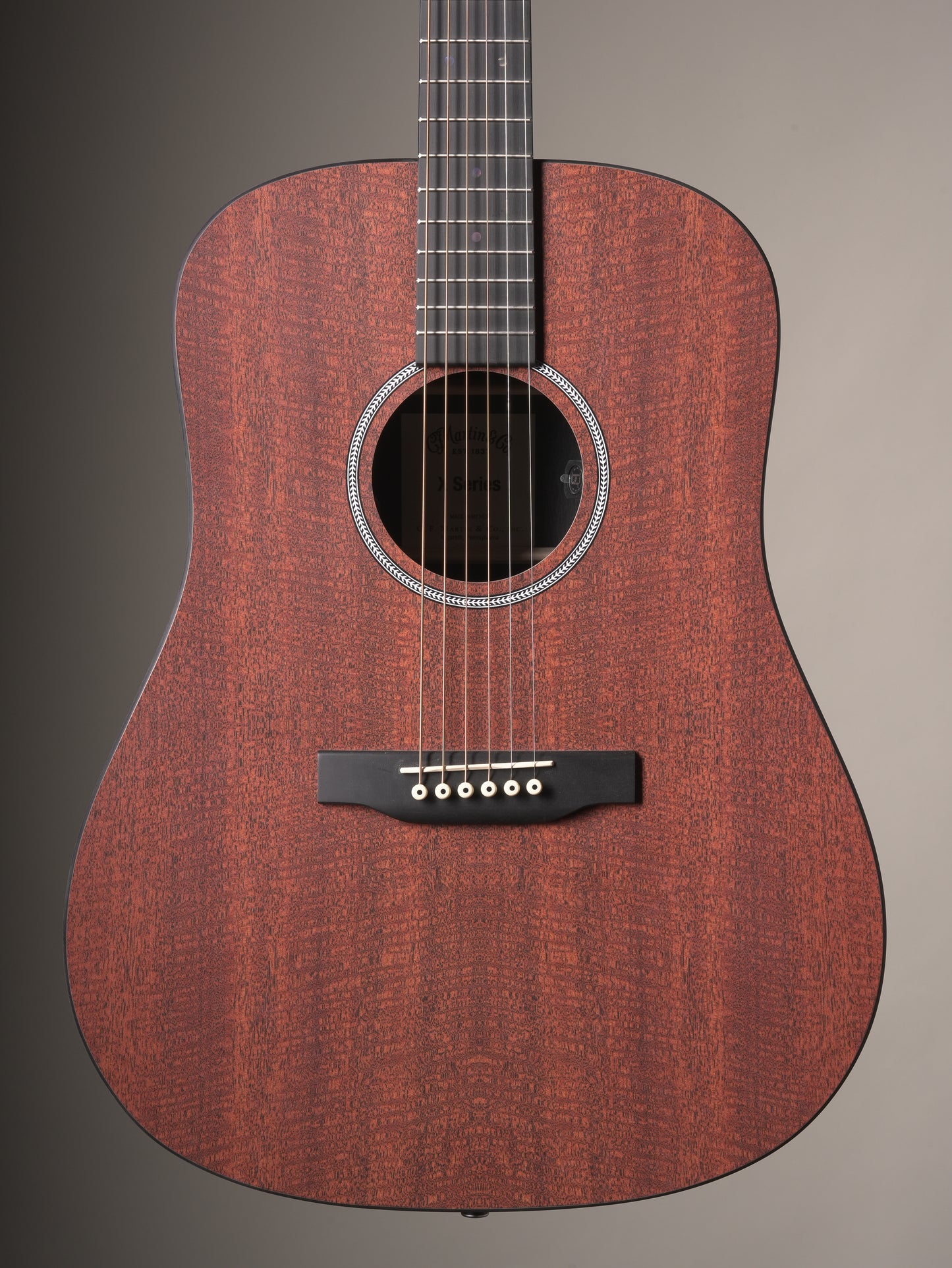 Martin D-X1E Mahogany Acoustic Guitar - Natural, w/OGB