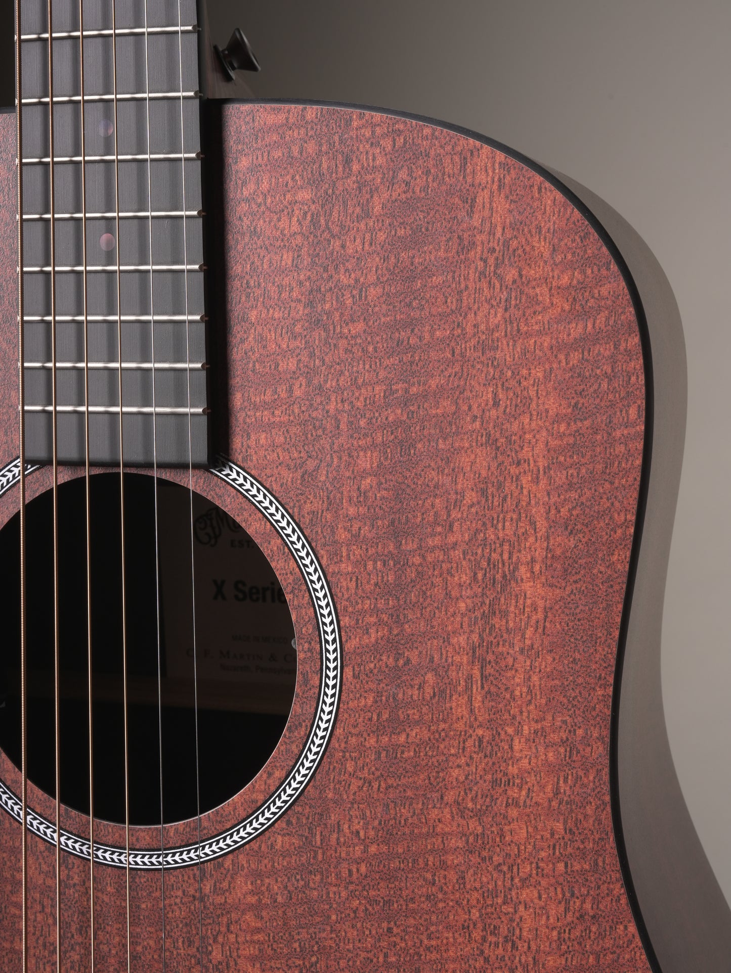 Martin D-X1E Mahogany Acoustic Guitar - Natural, w/OGB