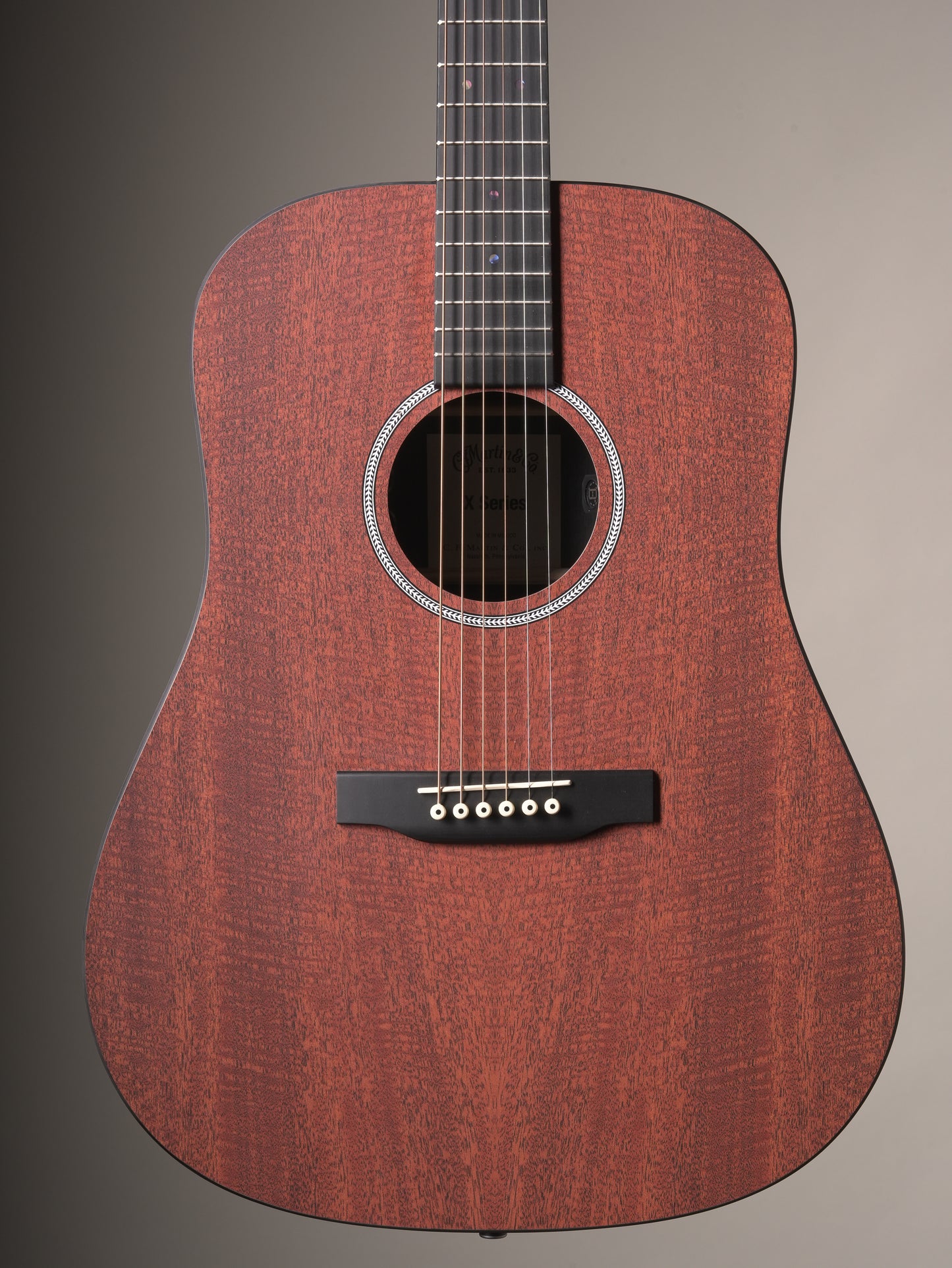 Martin D-X1E Mahogany Acoustic Guitar - Natural, w/OGB