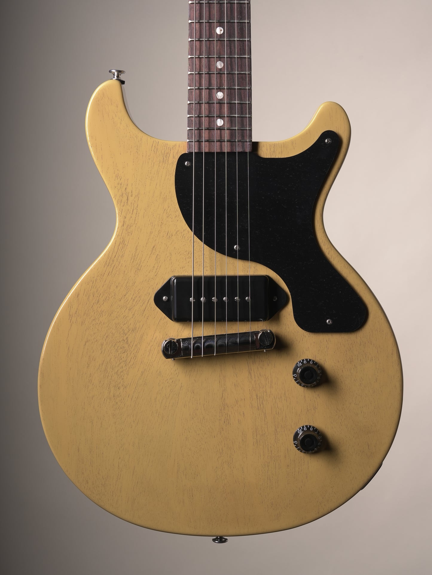 Gibson Les Paul Junior Double Cutaway electric guitar - TV Yellow, incl. OHSC