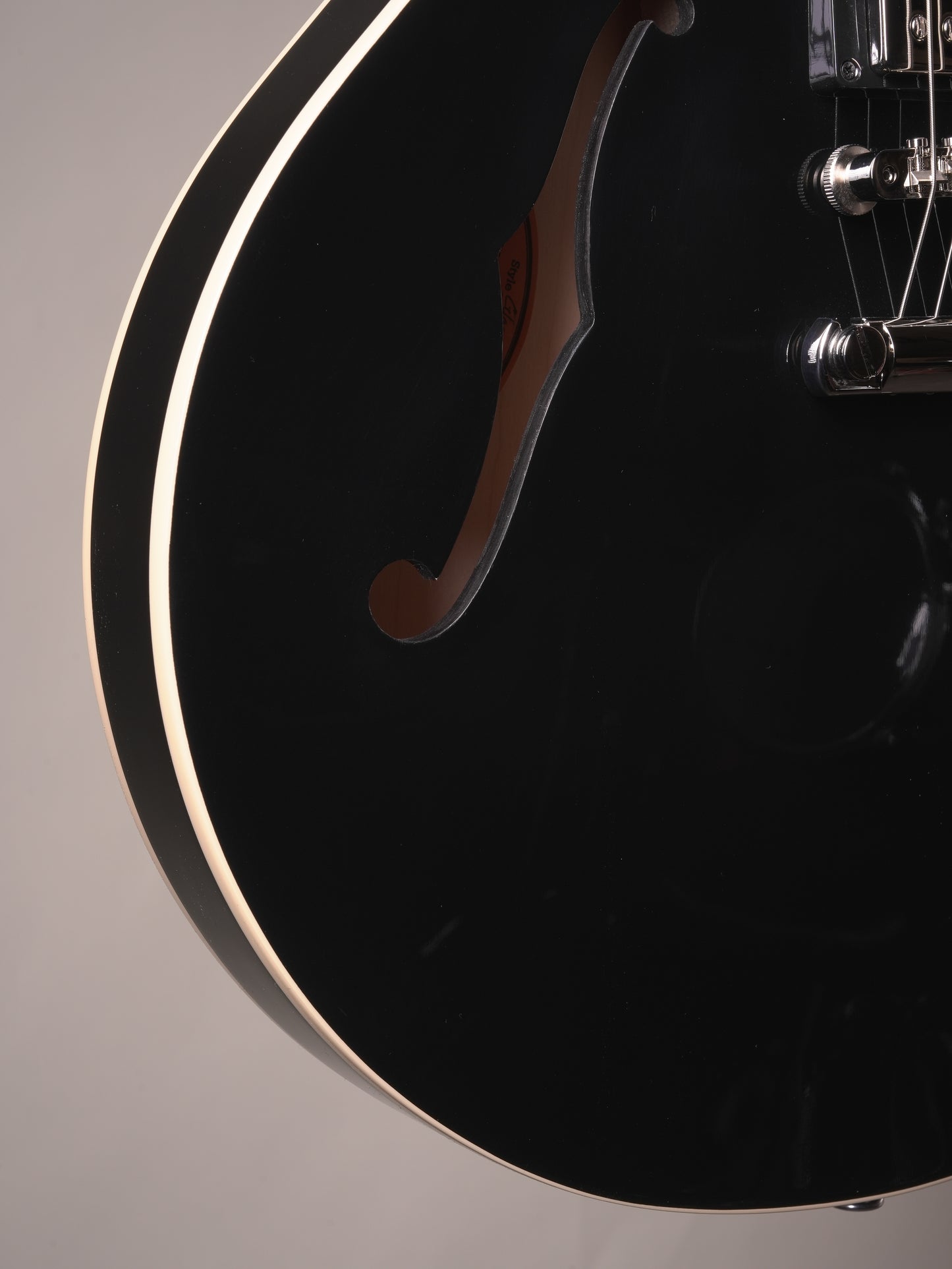 Gibson ES-335 50s Semi-hollow Electric Guitar - Ebony - w.OHSC