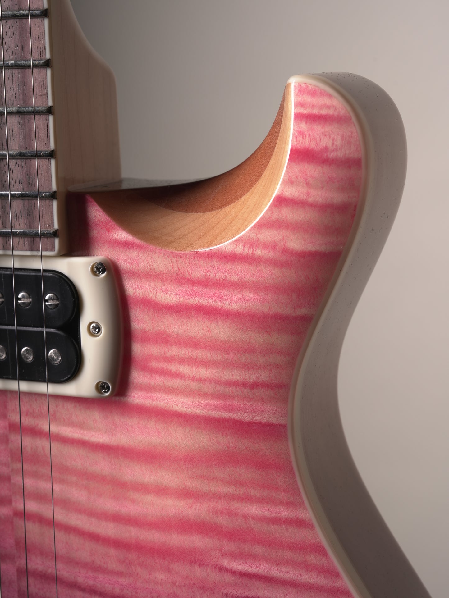 Paul Reeds Smith SE Ed Sheeran Hollowbody Electric Guitar w/ Piezo - Pink Hombre, incl. gig bag