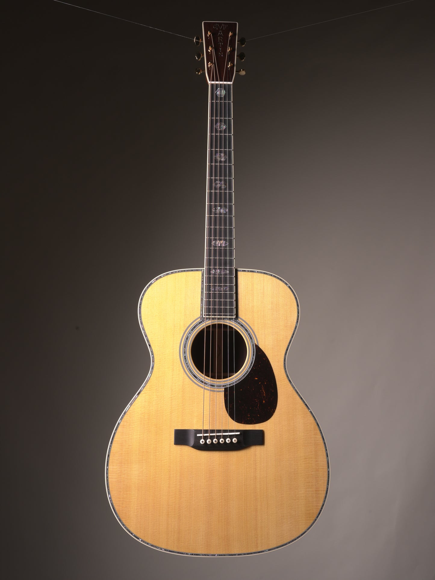 Martin OM-45 Acoustic Guitar - Natural, w/OHSC