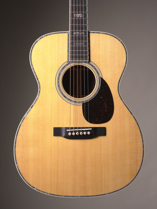 Martin OM-45 Acoustic Guitar - Natural, w/OHSC