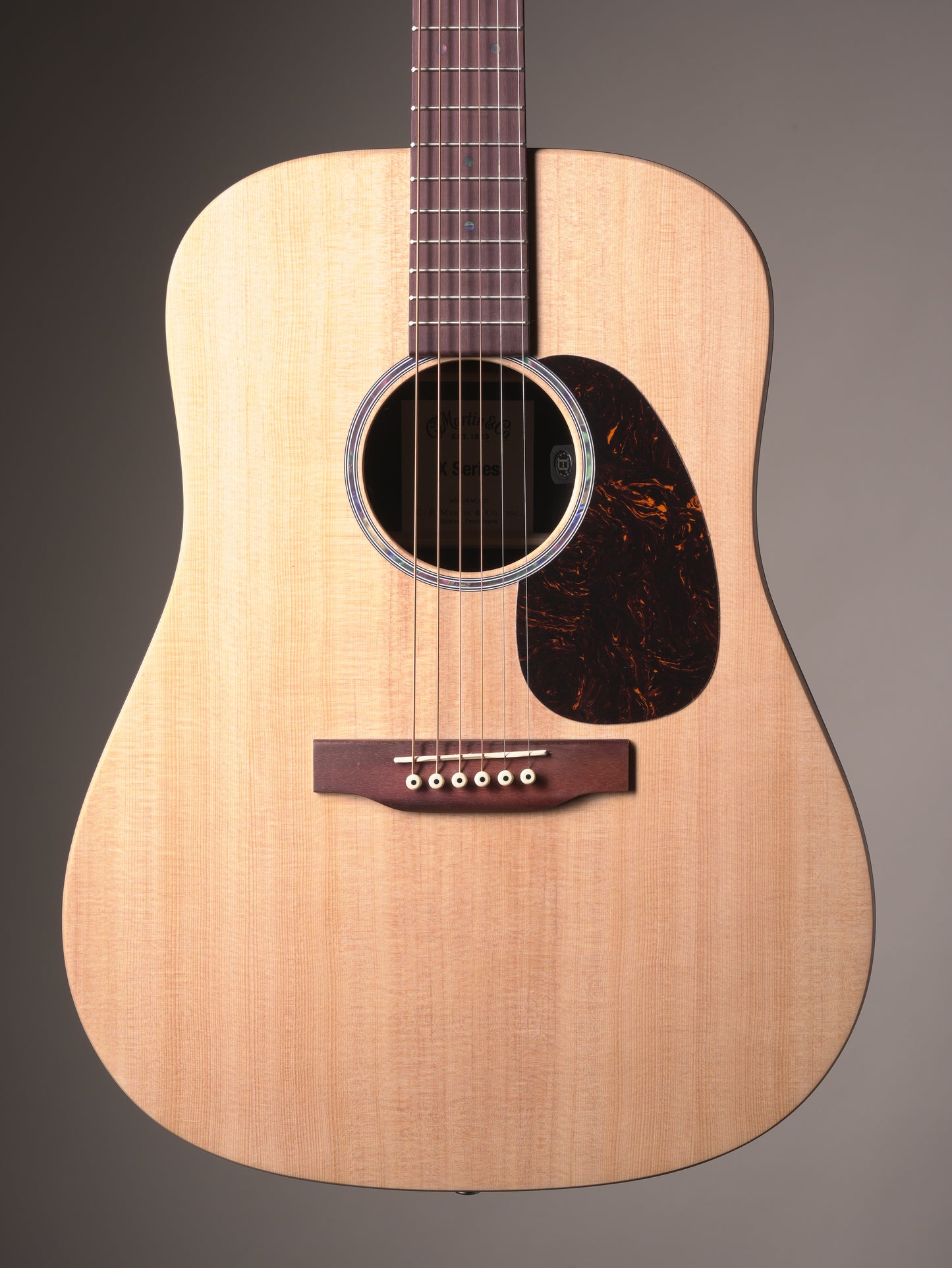Martin D-X2E Mahogany Acoustic-Electric Guitar - Natural, w/OGB
