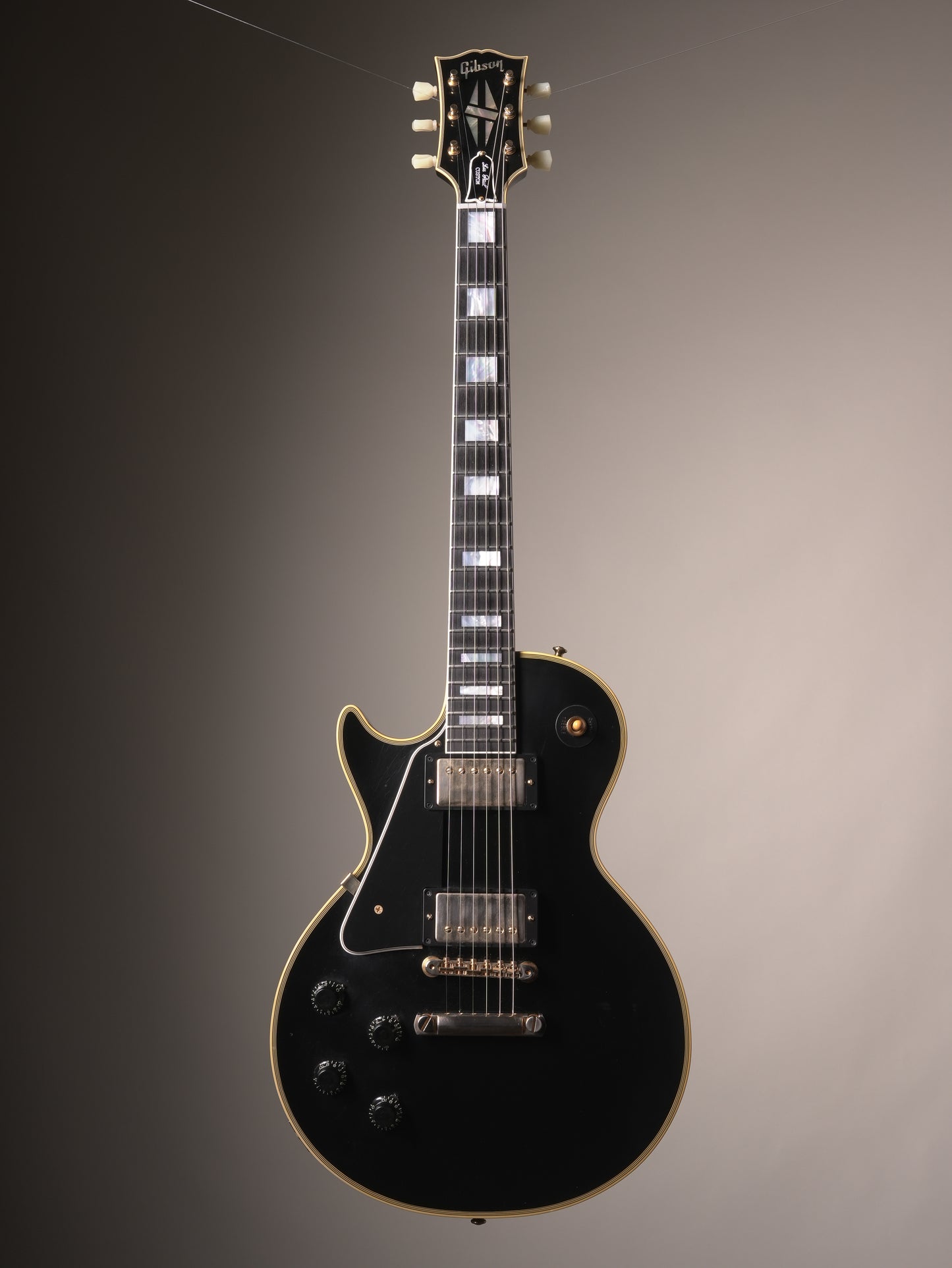 Gibson Custom Shop (2021) Historic 1957 Les Paul Reissue Electric Guitar (Left Handed) - Ebony w/ OHSC