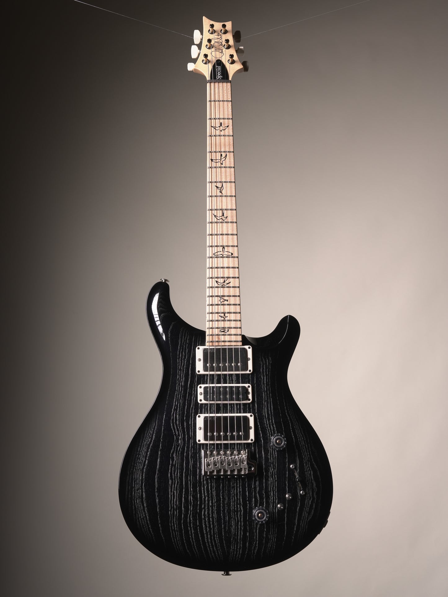 Paul Reed Smith Swamp Ash Special Black Doghair Smokeburst Electric Guitar - incl. Original Deluxe Gig Bag
