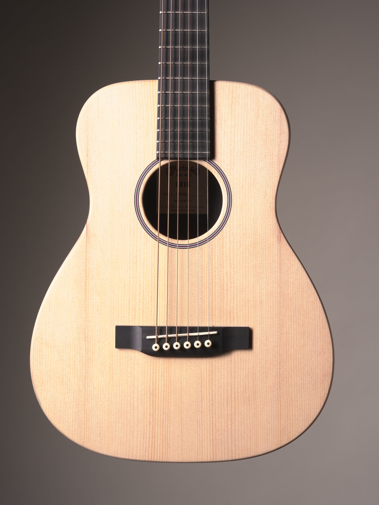 Martin LX1E Little Martin Acoustic Electric Guitar - Natural, w/OGB