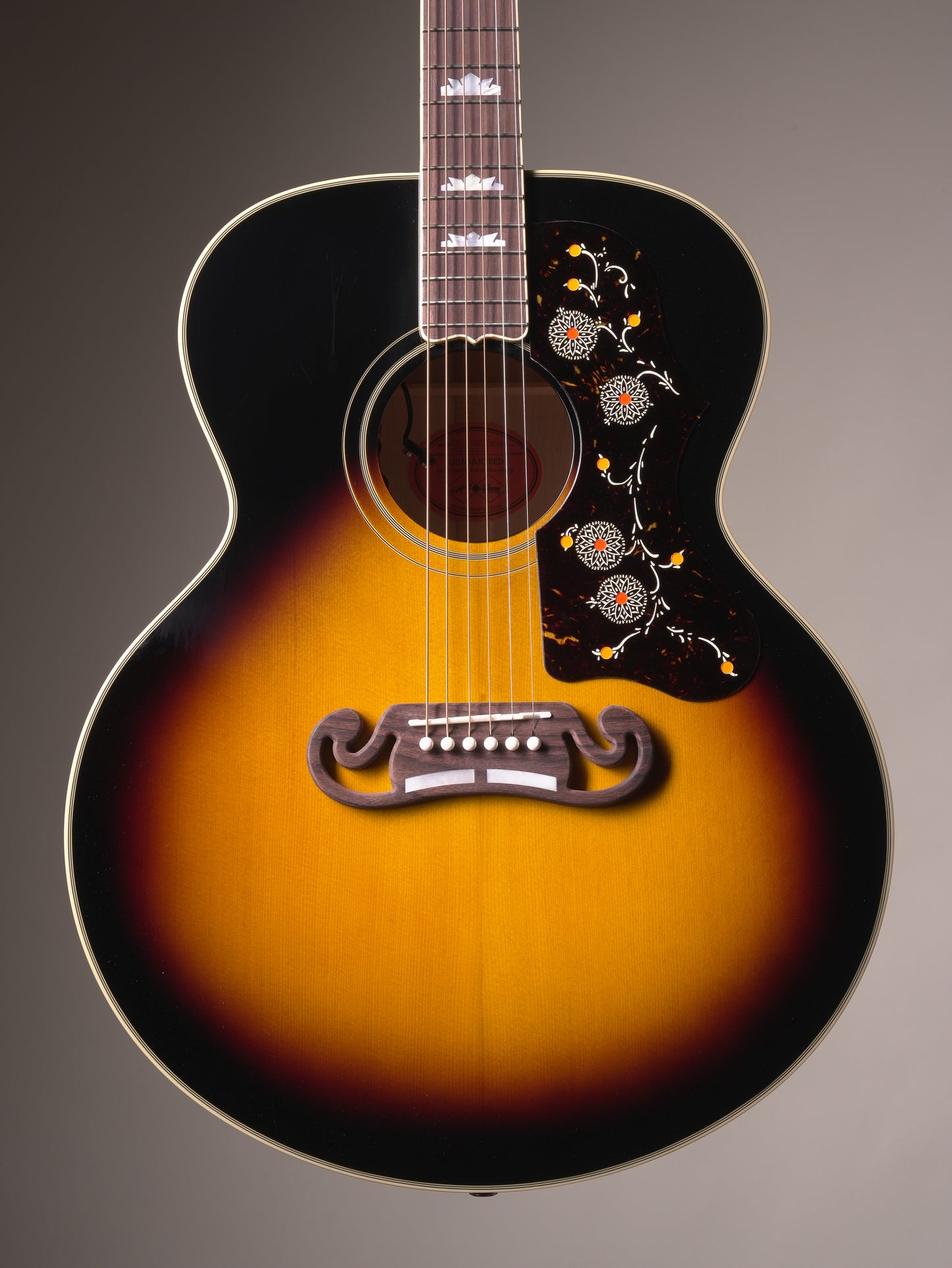 Epiphone "Inspired by Gibson Custom" 1957 SJ-200 Acoustic Electric Guitar - Vintage Sunburst, incl. OHSC