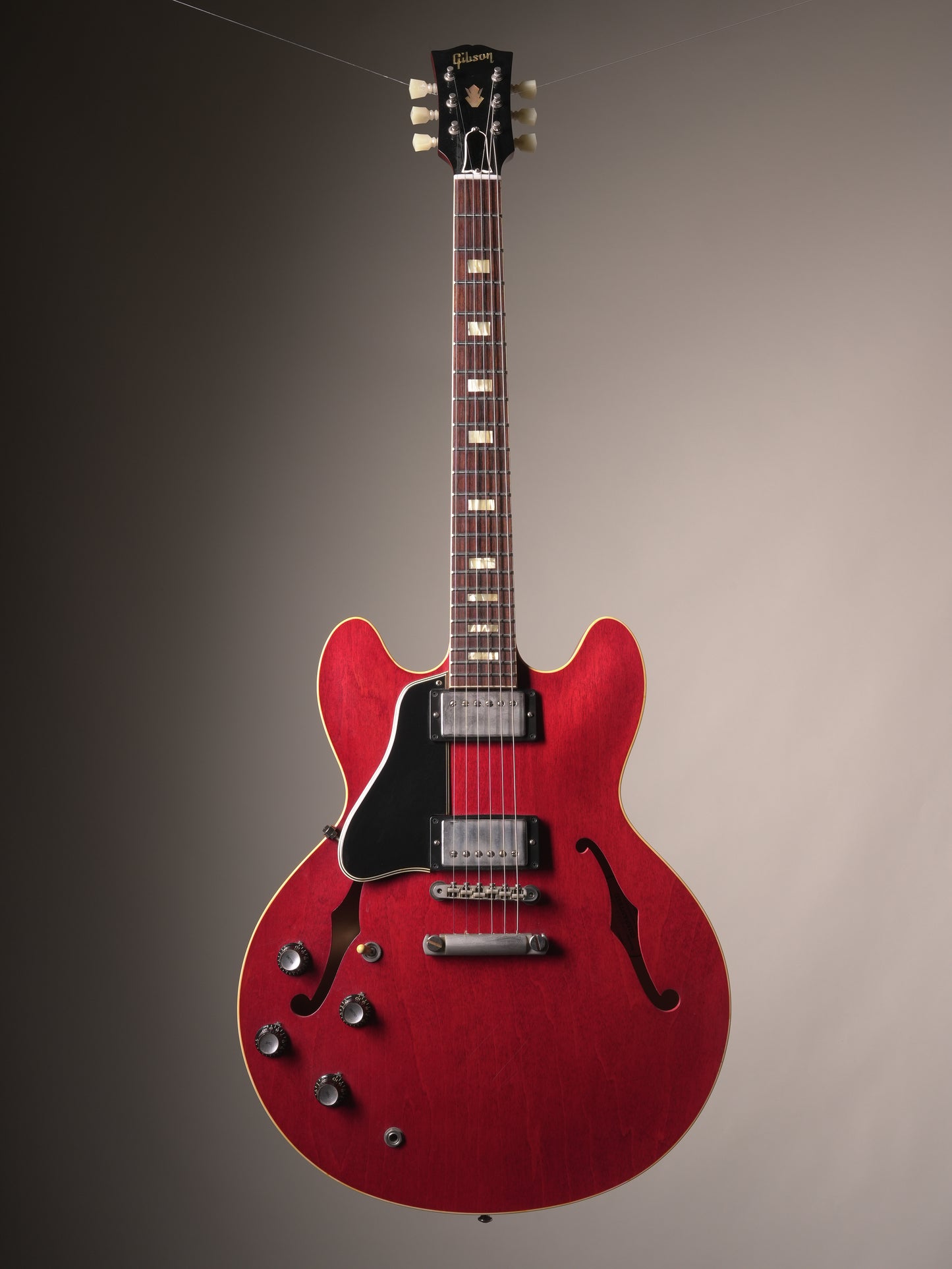 Gibson Custom Shop (2020) 1964 ES-335 Semi-hollow Electric Guitar (Left Handed) - Sixties Cherry, w/ OHSC