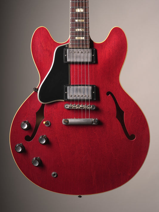 Gibson Custom Shop (2020) 1964 ES-335 Semi-hollow Electric Guitar (Left Handed) - Sixties Cherry, w/ OHSC