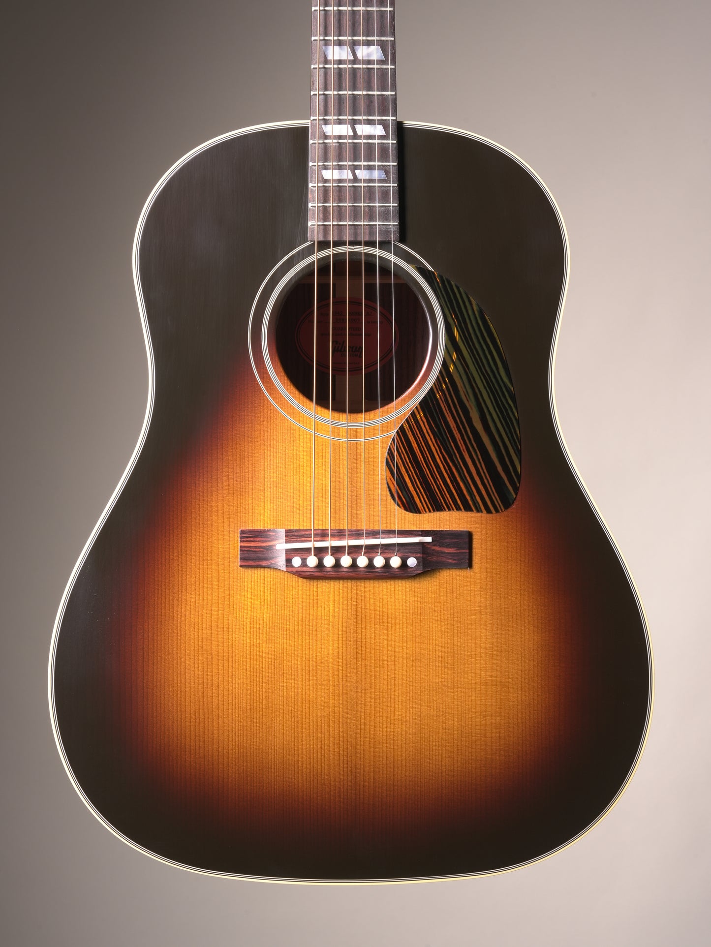 Gibson Custom Shop Historic 1942 Banner Southern Jumbo Acoustic Guitar - Vintage Sunburst, incl. OHSC