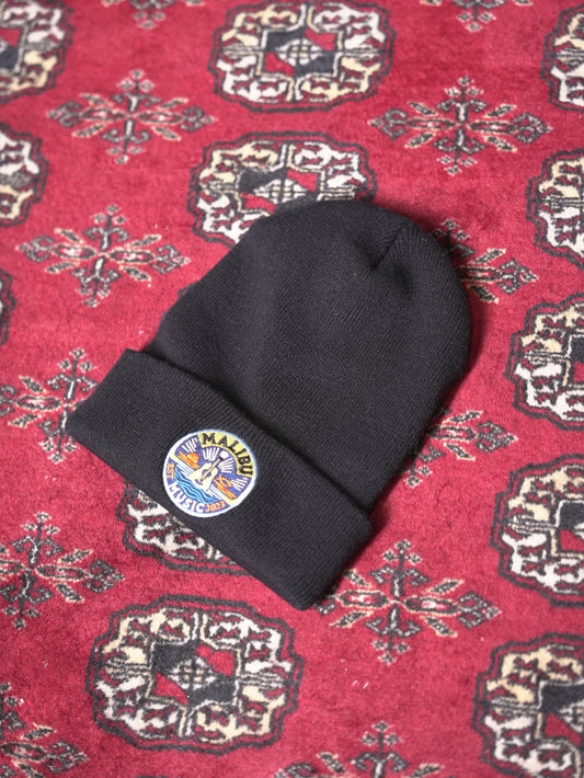 Malibu Music Beanie - Black