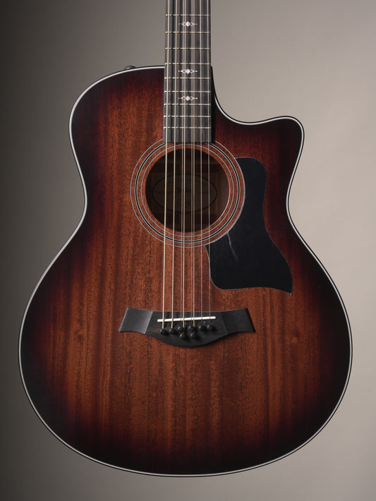 Taylor (2019) 326ce 8-String Special Edition Baritone Acoustic Electric Guitar - Shaded Edge Burst, w/OHSC