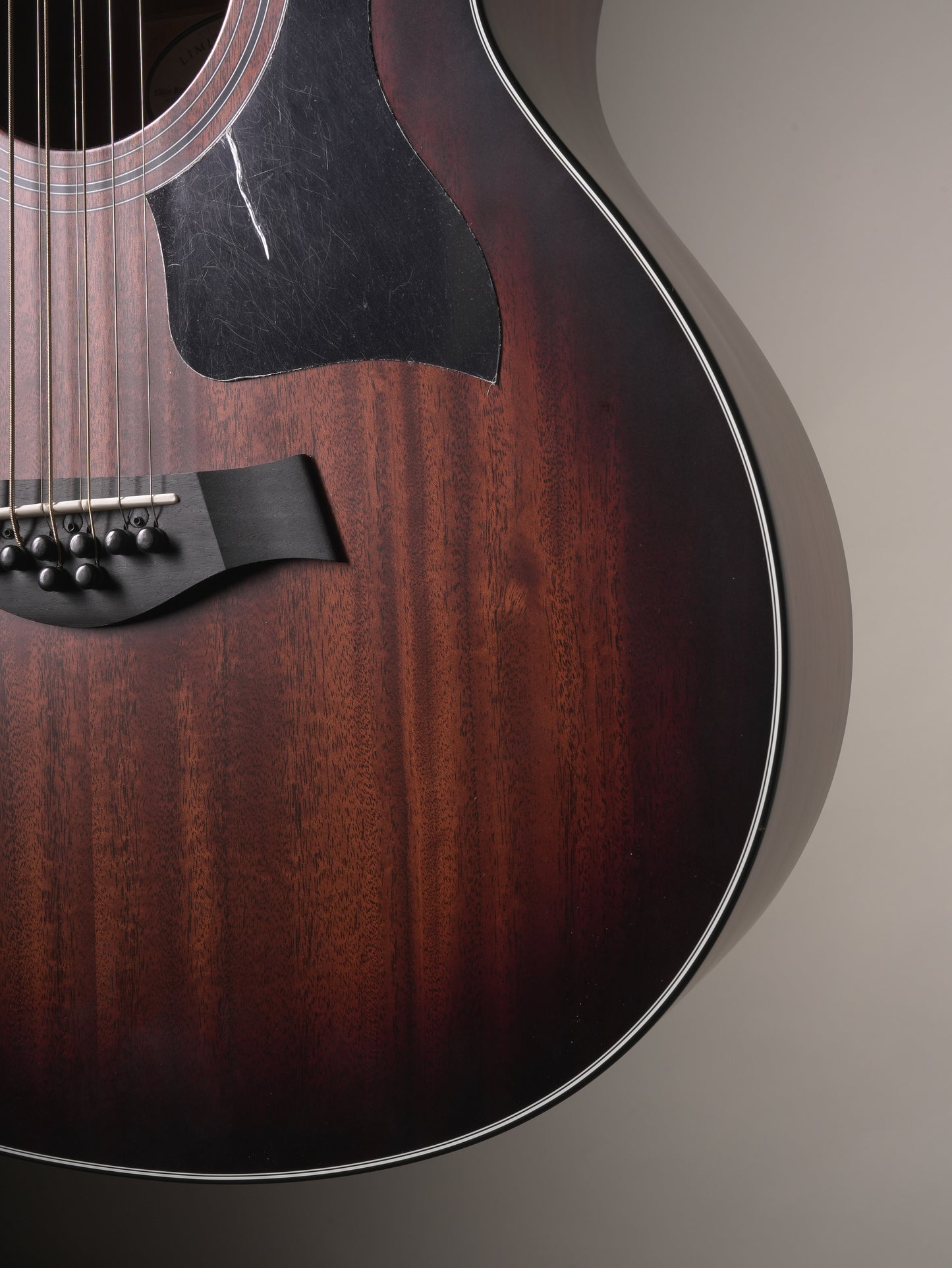 Taylor (2019) 326ce 8-String Special Edition Baritone Acoustic Electric Guitar - Shaded Edge Burst, w/OHSC