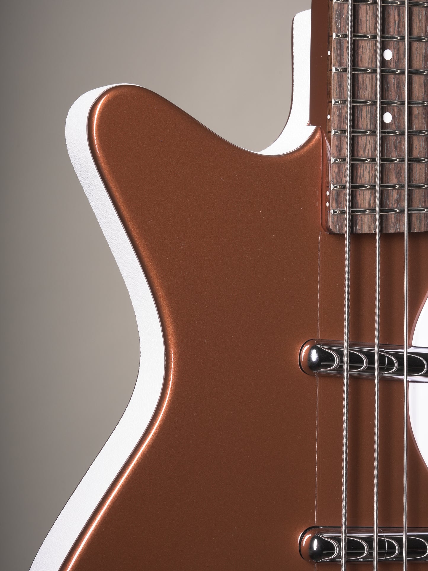 Danelectro '59 DC Short Scale Electric Bass - Copper