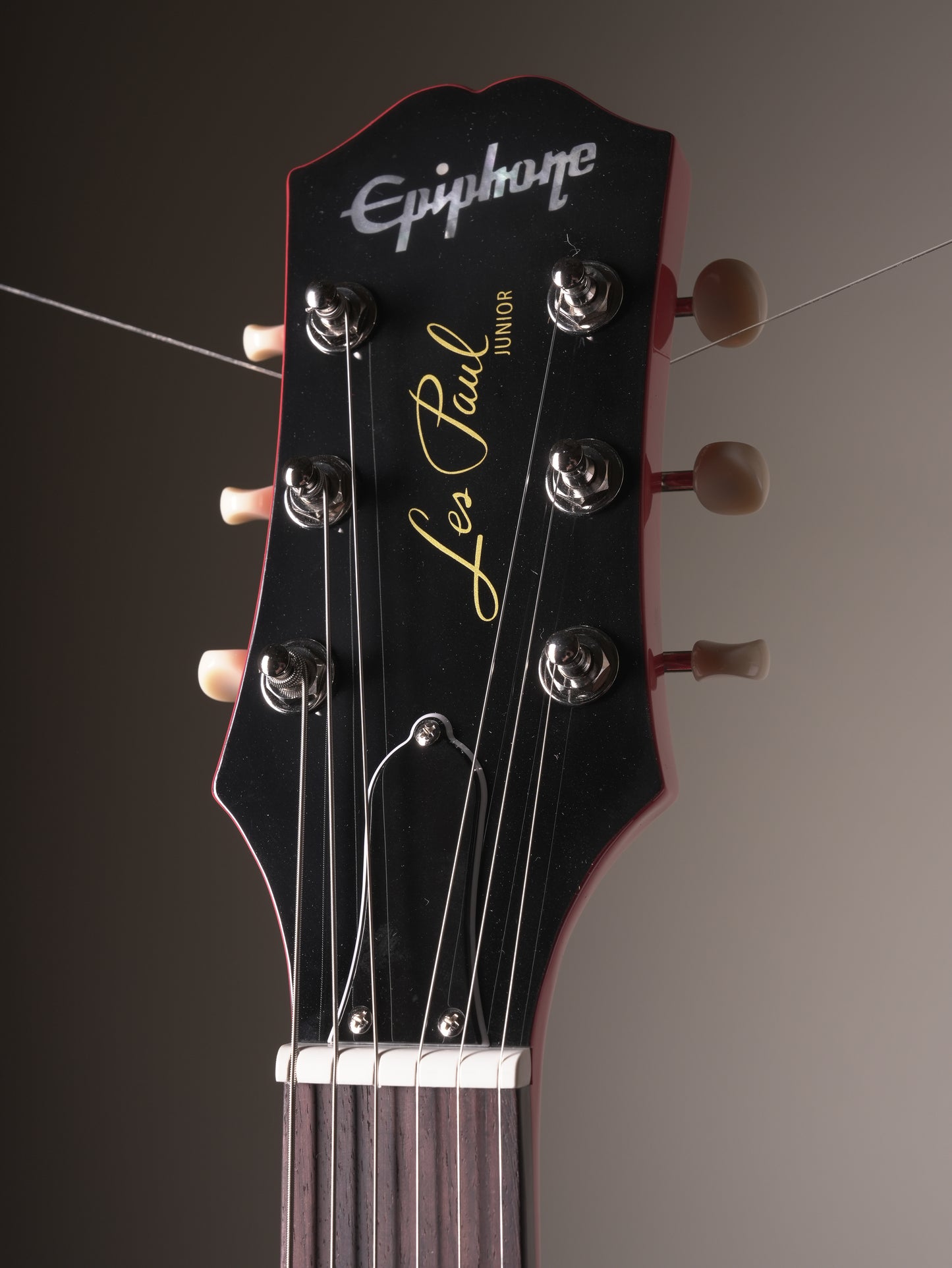 Epiphone Les Paul Junior Billie Joe Armstrong Signature Electric Guitar - Radiant Red, w/ OHSC 2/2