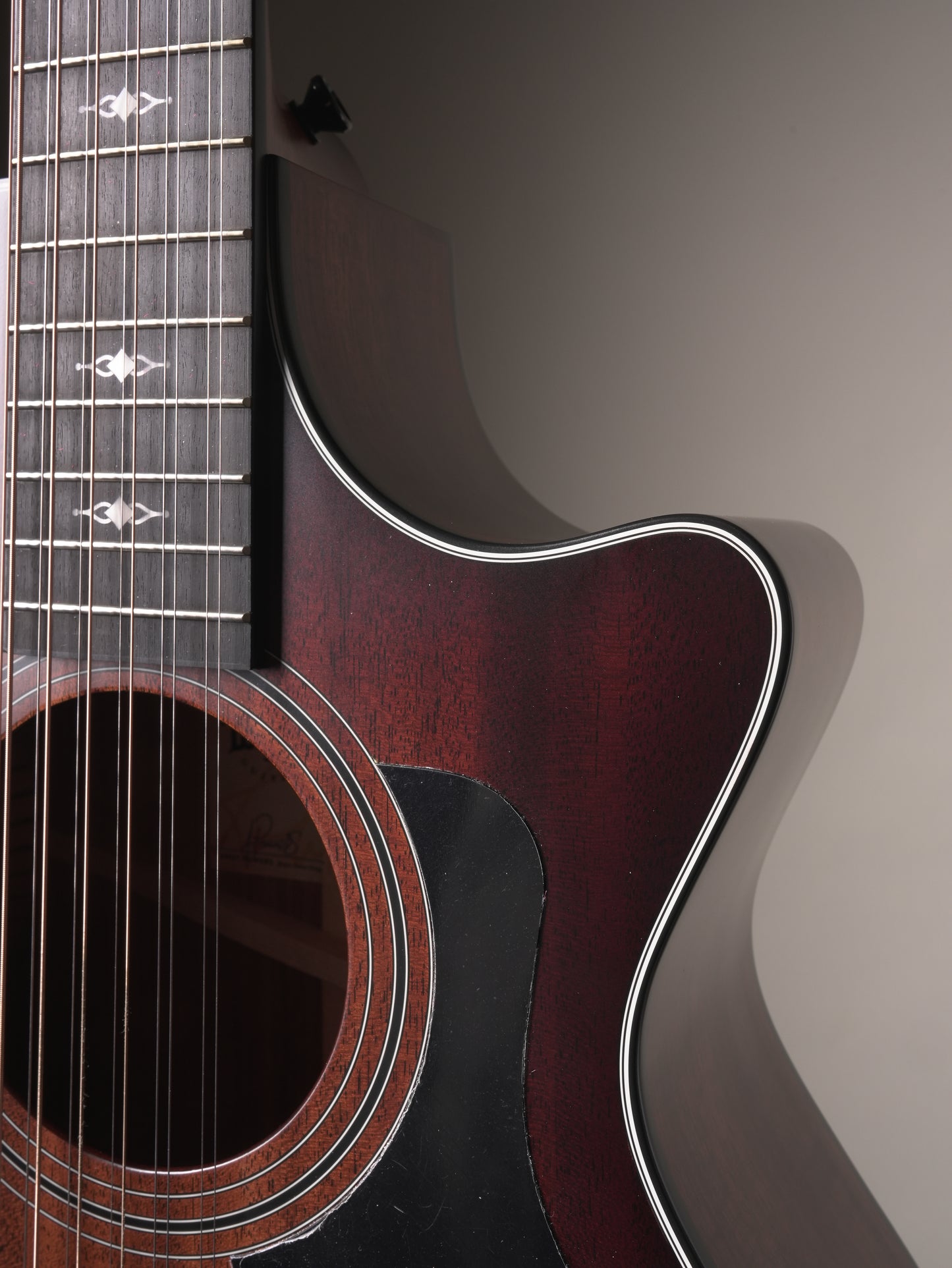 Taylor (2020) 362ce Tropical Mahogany 12-String Acoustic-Electric Guitar - Shaded Edge Burst, w/OHSC