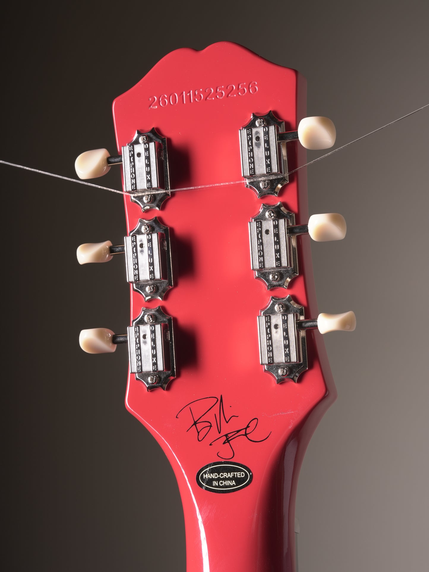 Epiphone Les Paul Junior Billie Joe Armstrong Signature Electric Guitar - Radiant Red, w/ OHSC 2/2