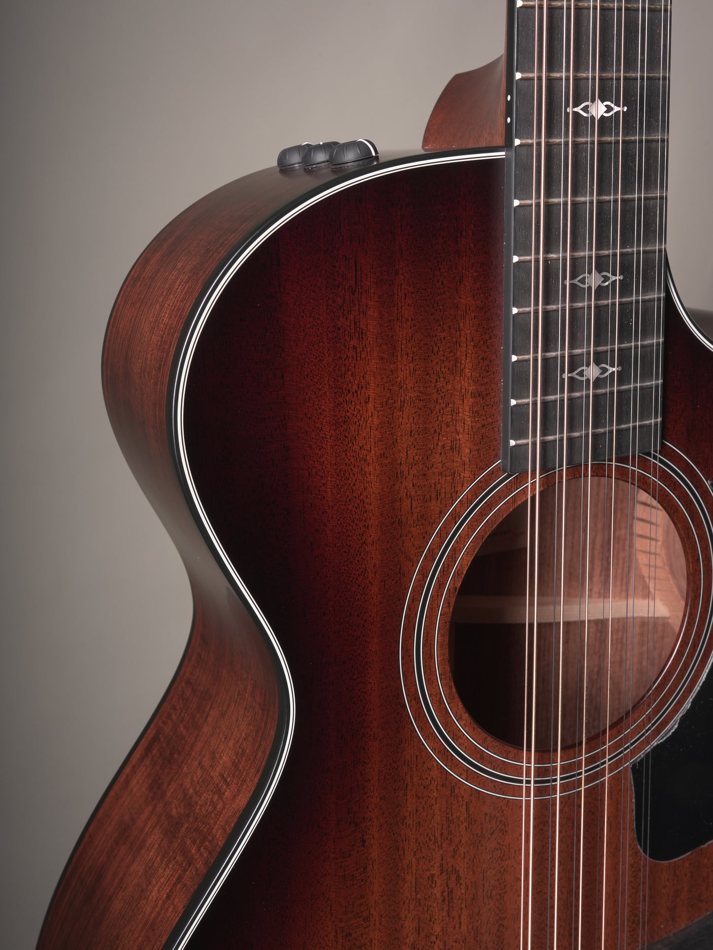 Taylor (2020) 362ce Tropical Mahogany 12-String Acoustic-Electric Guitar - Shaded Edge Burst, w/OHSC