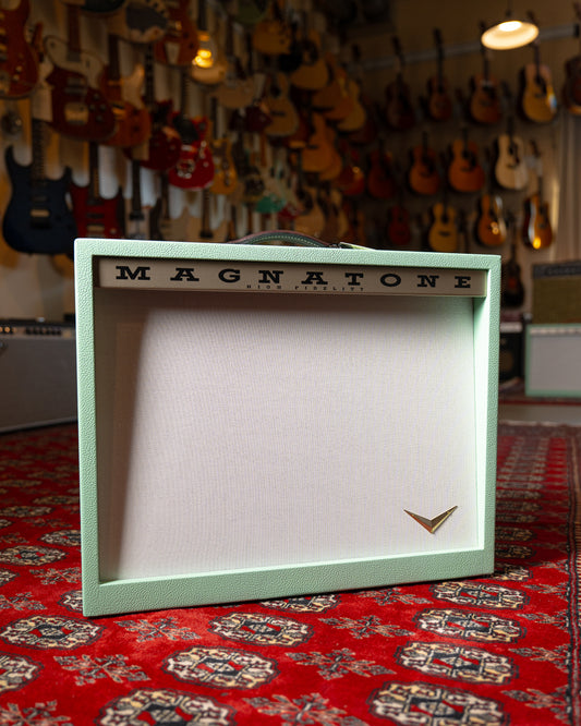 Magnatone Varsity Reverb 15w 1x12" Tube Guitar Amp Combo - Custom Seafoam Green w/ White Sparkle Grille