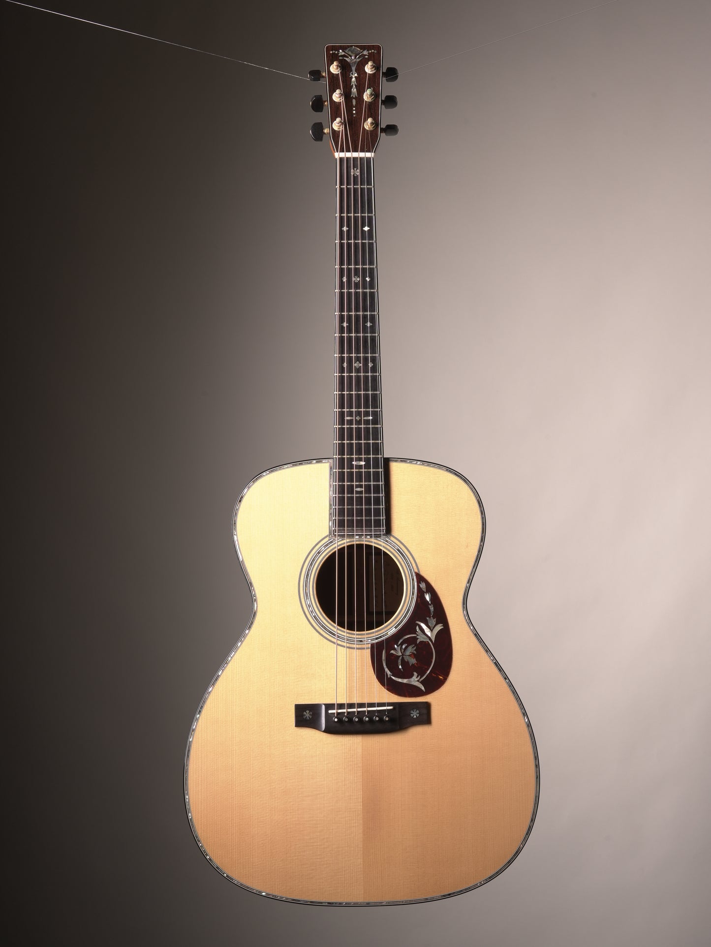 Martin (1988) Custom Shop Jumbo M-14 10th Anniversary Deluxe 45 Style Acoustic Guitar - Natural, w/HSC