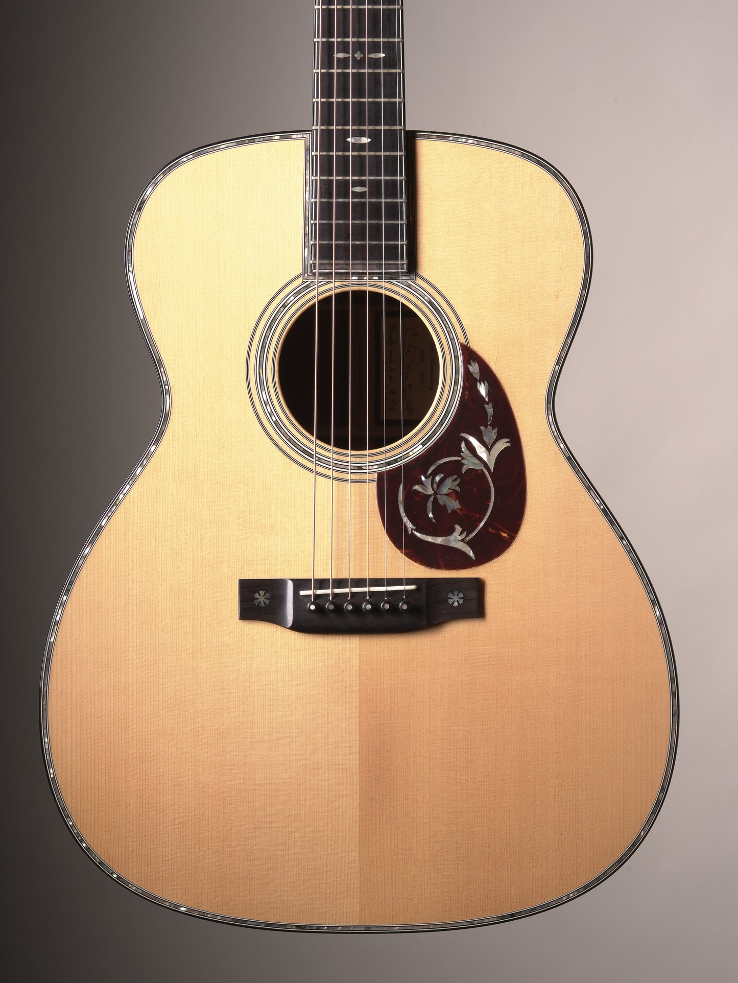 Martin (1988) Custom Shop Jumbo M-14 10th Anniversary Deluxe 45 Style Acoustic Guitar - Natural, w/HSC