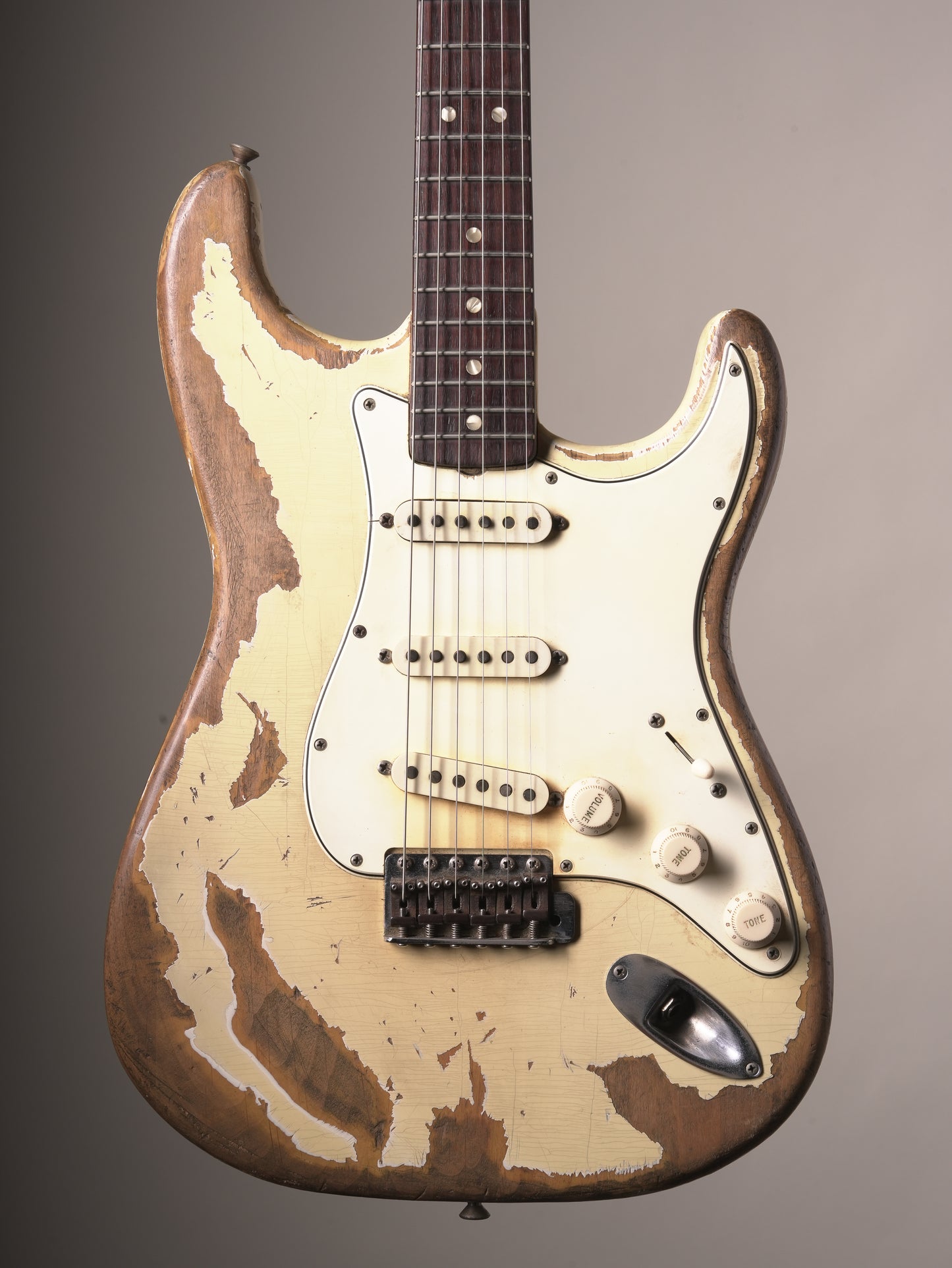 Fender (1966) Stratocaster Electric Guitar - Refinished Olympic White, incl. Deluxe Gig Bag