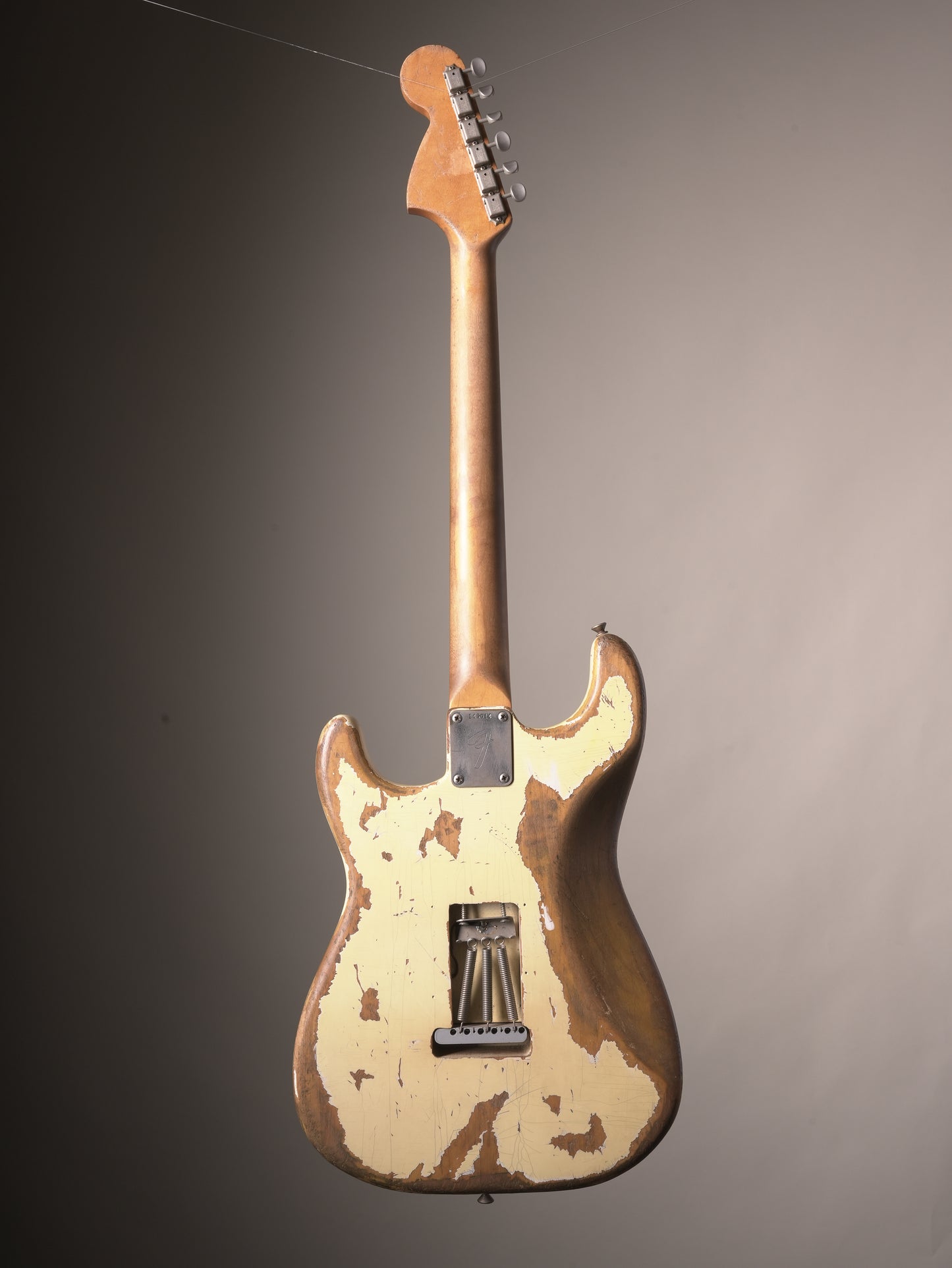 Fender (1966) Stratocaster Electric Guitar - Refinished Olympic White, incl. Deluxe Gig Bag
