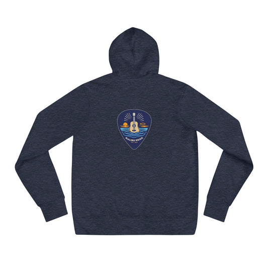 Malibu Music Pullover Hoodie - Heather Navy